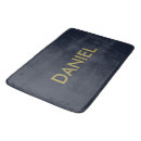 Search for navy blue gold bath mats Simple