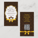 Search for cake pops business cards Baking