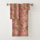 Search for pink and gold bath towels Bathroom