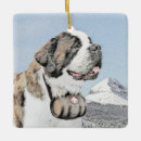 Search for saint bernard dog ornaments Puppy