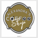 Search for coffee bar stickers Business
