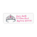 Search for tiara return address labels Princess