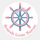 Search for nautical ship wheel stickers Blue