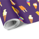 Search for food pattern wrapping paper Ice cream