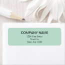Search for seafoam green return address labels Simple
