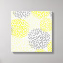 Search for yellow and grey art Floral