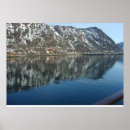 Recherche de fjord norvégien posters Neige