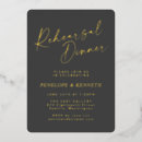 Recherche de black rehearsal dinner invitations Moderne