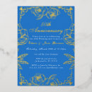Search for flower 50th anniversary invitations Rose