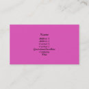 Recherche de fuschia cartes visite Couleur