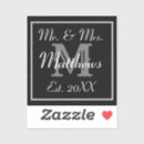 Recherche de traditionnel mariage autocollants Minimaliste