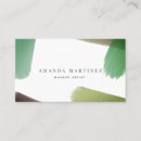 Recherche de vert blanc cartes visite Maquillage