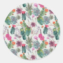 Recherche de fleurs exotiques autocollants Cactus