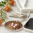 Search for leopard rounded keychains For her