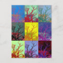 Recherche de arbre jaune cartes postales Bleu
