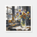 Search for pansy napkins Flowers