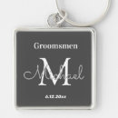 Search for groomsmen keychains White