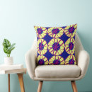 Search for blue and burgundy pillows Abstract