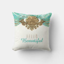 Search for teal gold pillows Chic