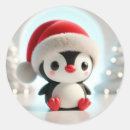 Search for cartoon penguin stickers Festive
