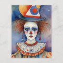 Recherche de clowns cartes postales Unique