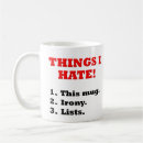 Search for ironic mugs Irony