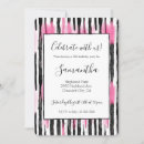 Recherche de zèbre rose et noir invitations Pour enfants