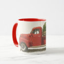 Search for red truck mugs Christmas tree