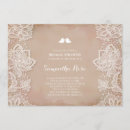 Search for vintage lace bridal shower invitations Winter