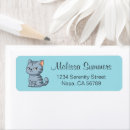 Search for tabby cat return address labels Grumpy