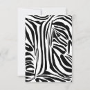 Search for zebra pattern invitations Black