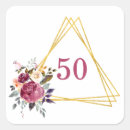 Search for geometric birthday stickers Gold