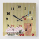 Recherche de dessert doux horloges Rétro