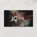 Recherche de obscurité cartes visite Artiste