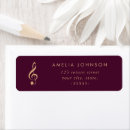 Search for treble clef return address labels Elegant