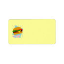 Search for burger return address labels Cute