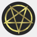 Search for gold pentagram stickers Pentacle