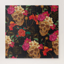 Search for flower skull puzzles Mexican