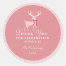 Recherche de renne autocollants Rose