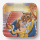 Search for beauty and the beast plates Disney princess