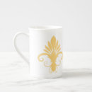 Search for green fleur de lis mugs Lily