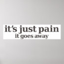 Recherche de douleur posters Entraînement