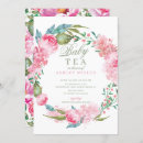 Search for peony baby shower invitations Peonies