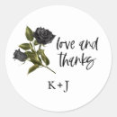 Search for roses wedding stickers Botanical