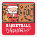 Search for basketball christmas stickers Claus