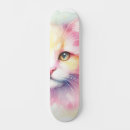 Search for watercolor skateboards Cat