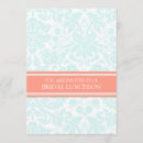Search for aqua coral invitations Party
