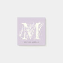 Recherche de monogrammed post its Élégant
