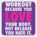 Search for love your body stickers Fitness