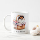 Search for pomeranian mugs Watercolor